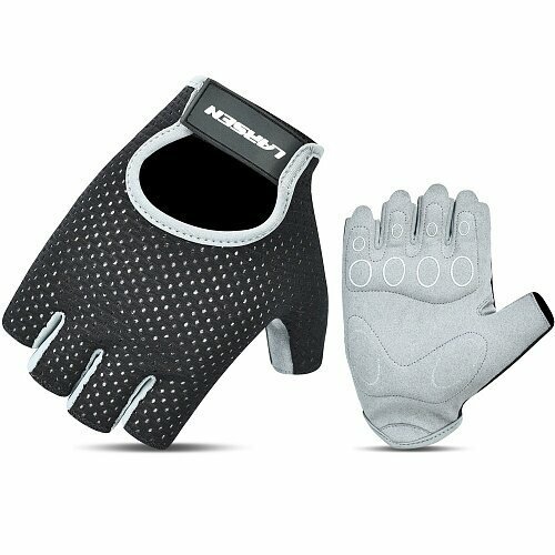 Перчатки для фитнеса Larsen 01-21 Black/Grey XL