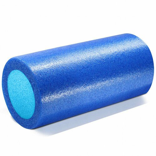 Ролик для йоги полнотелый PEF30-A (синий/голубой) 30х15см. (E42018)