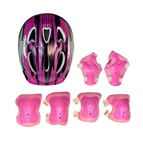 Комплект защиты для катания илизиум спорт шлем наколенники налокотники защита запястья для роликов скейта самоката