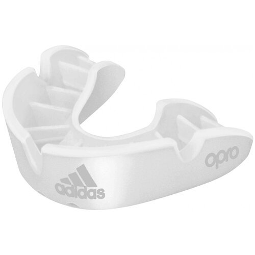 AdiBP31 Капа одночелюстная Opro Bronze Gen4 Self-Fit Mouthguard белая (размер Senior) - Adidas