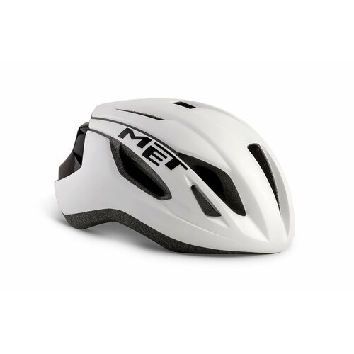 Велошлем Met Strale Road Cycling Helmet (3HM107), цвет Белый, размер шлема S (52-56 см)