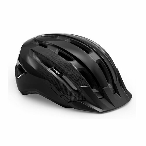 Велошлем Met Downtown Helmet (3HM131CE00) 2022, цвет Черный, размер шлема S/M (52-58 см)