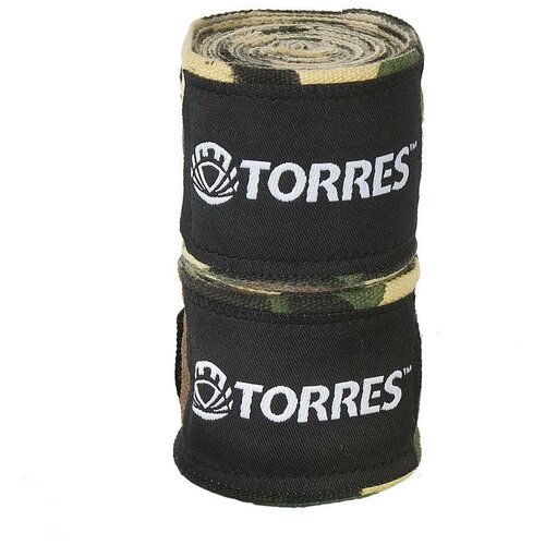 Бинты Torres боксерские Torres PRL62017 3.5 м, -, хаки, хлопок, эластан