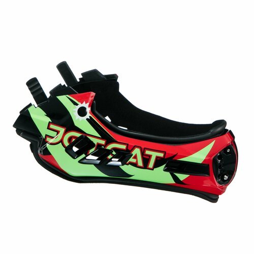 Чингарда с вкладкой для шлема - JetCat - Raptor SE (Red/Black/Green)