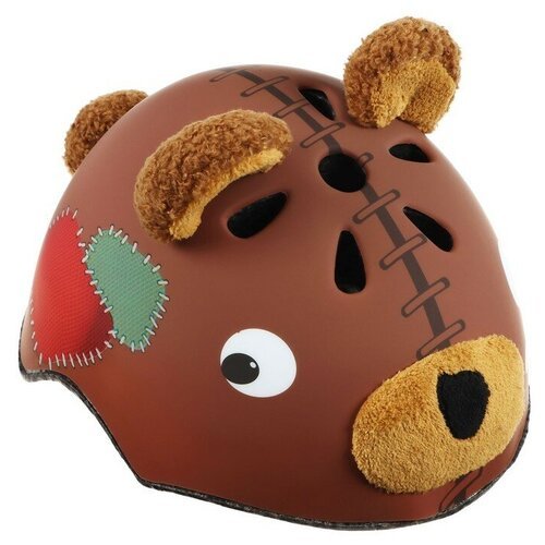 Шлем детский CORSA 'Медвежонок' размер М, цвет коричневый 7521360