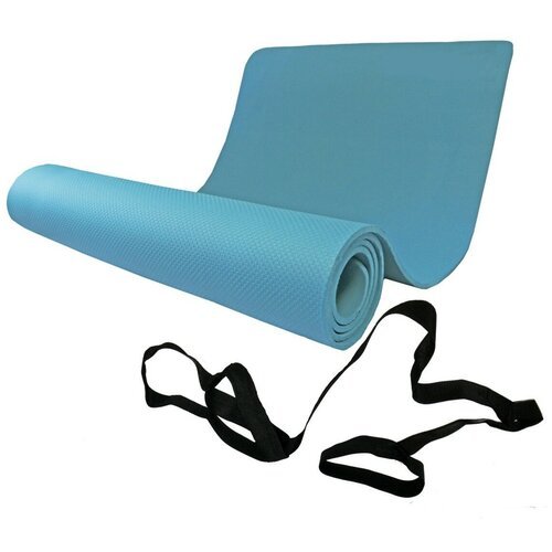 Коврик для йоги Kampfer 60х180х0,65 см nordic blue