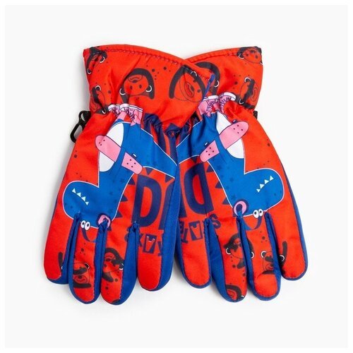 Rossini Перчатки детские, цвет синий/красный, размер 14 (4-6 лет)