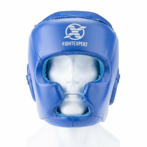 Шлем тренировочный FIGHT EXPERT Full Power синий размер M