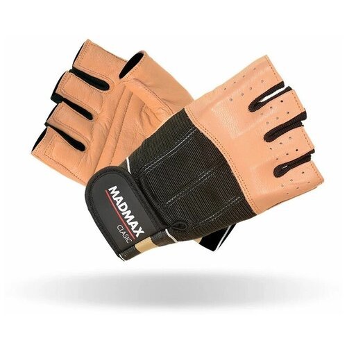 MADMAX Clasic Workout Gloves MFG-248 (Brown/Black) (M)