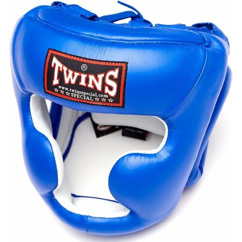 Боксерский шлем Twins Special HGL-3, размер S, синий