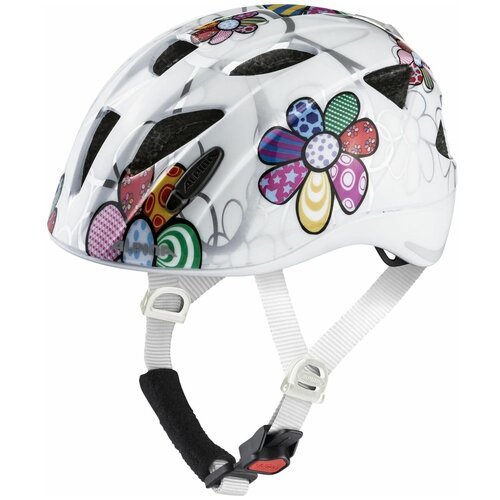 Шлем защитный ALPINA, Ximo Flash, white flower