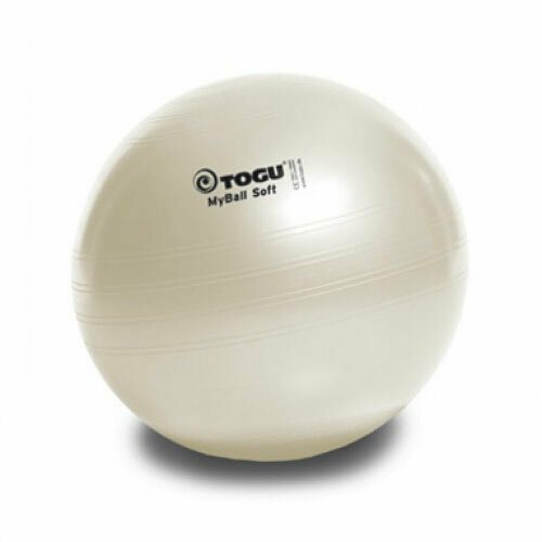Фитбол Togu My Ball Soft 65 см белый перламутровый TG\418651\PW-65-00