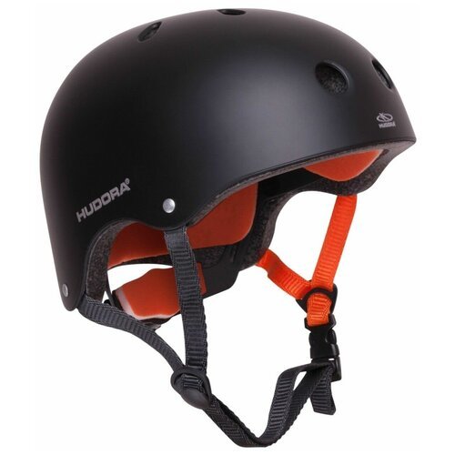 Шлем защитный HUDORA, Skaterhelm, 51-55, черный