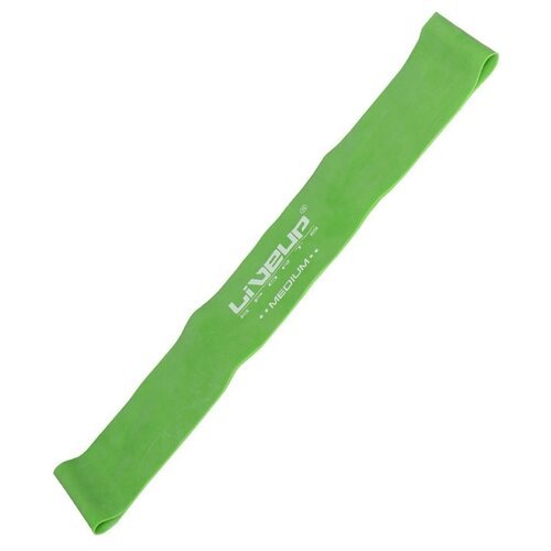 Резинка для фитнеса LIVEUP Latex Loop M 50 х 5 см зелeный