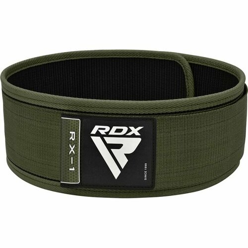 Пояс RDX Weight Lifting RX1 хаки, S