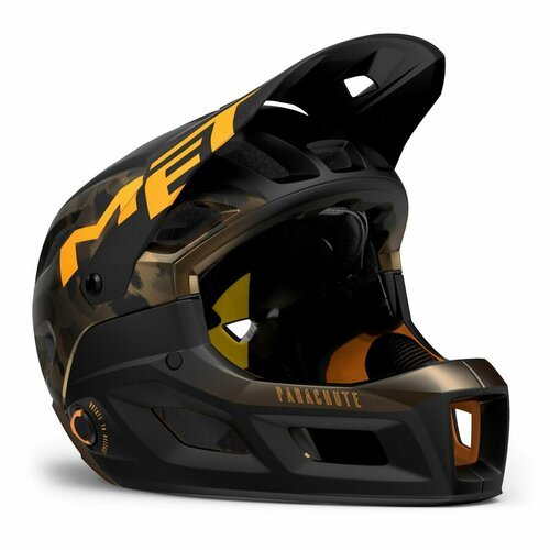 Велошлем Met Parachute MCR MIPS Helmet (3HM120), цвет Бронзовый/Оранжевый, размер шлема M (56-58 см)