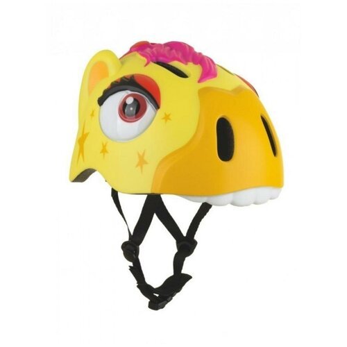Шлем защитный Crazy Safety, Зебра 2018, S, желтый