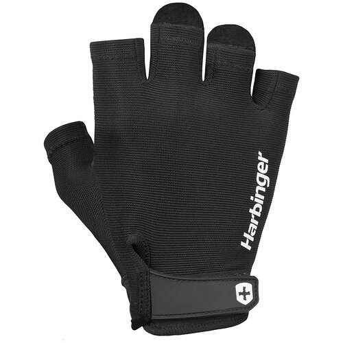 Фитнес перчатки Harbinger Power 2.0, черные, унисекс, L