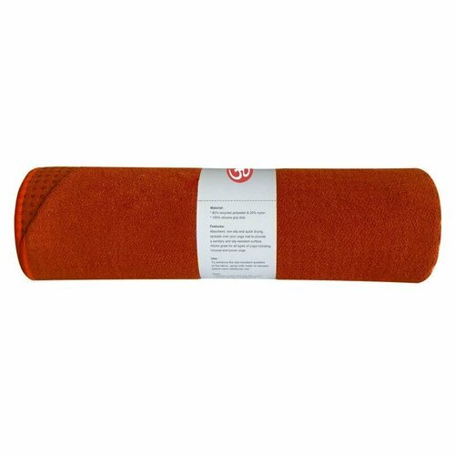 Полотенце для йоги iyogasports, 183*61, оранжевое