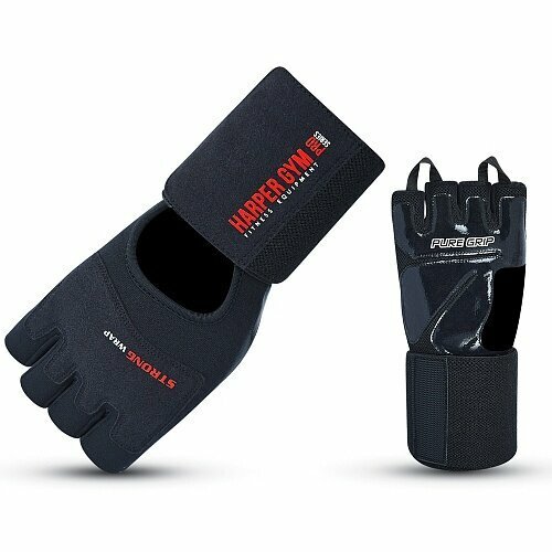 Перчатки для фитнеса 'Larsen. 16-8844 black', размер: XL
