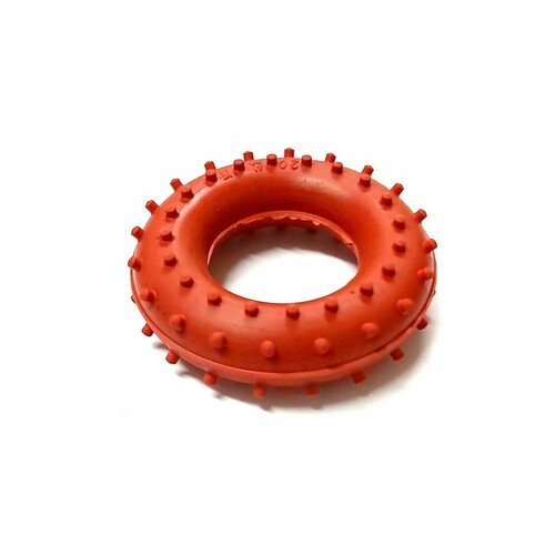 Эспандер кистевой кольцо с шипами, резина, нагрузка 25кг, индивидуальная упаковка