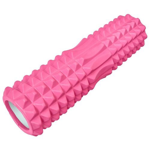 Ролик для йоги розовый 45х13см ЭВА/АБС Спортекс B33118