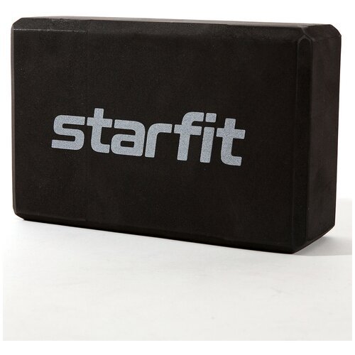 Блок для йоги STARFIT YB-200 EVA, 8 см, 115 гр, 22,5х15 см, черный