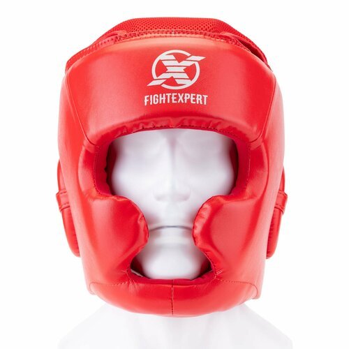 Шлем тренировочный FIGHT EXPERT Full Power красный размер S