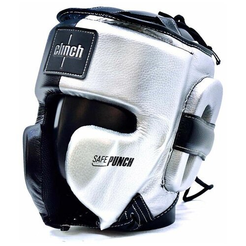 Шлем боксерский Clinch Punch 2.0 Full Face Black/Silver (XL)