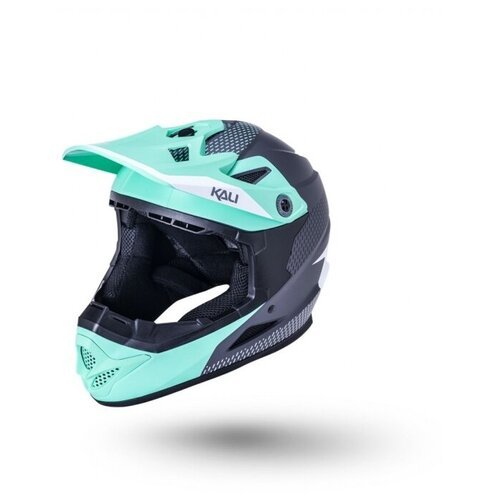 KALI Шлем Full Face DH/BMX Zoka мат/ бирюз/серый (52-53см)