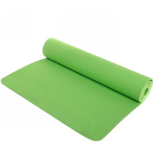 Коврик для йоги 6 мм 173х61 см «Умиротворение» EVA, зелёный