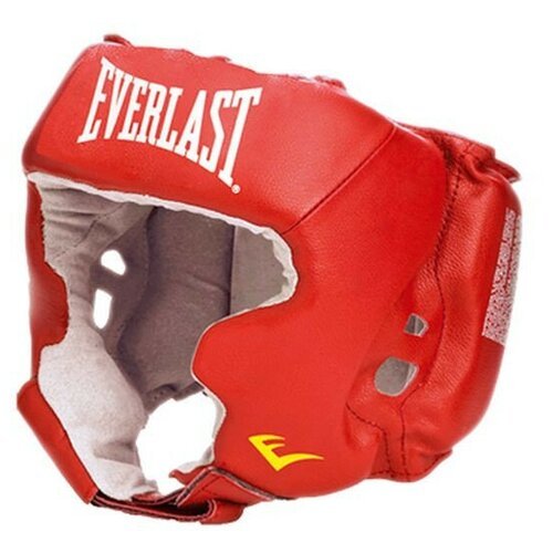 Шлем с защитой щек Everlast USA Boxing Cheek L красный