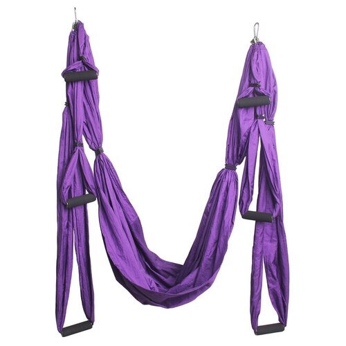 Sangh Гамак для йоги 250 × 140 см, цвет фиолетовый