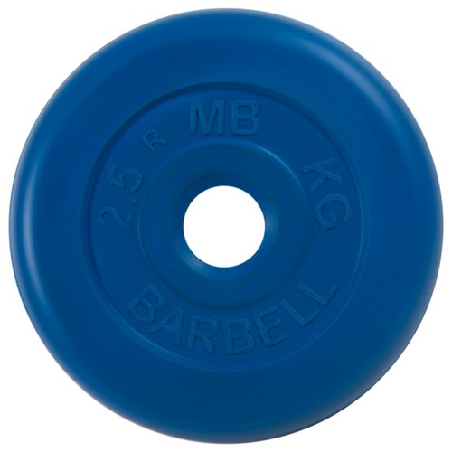 Диск MB Barbell Стандарт MB-PltC31 2.5 кг 2.5 кг 1 шт. синий