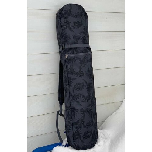 Сумка рюкзак для самоката, скейтборда и ружья ST4, 120*26*13 см, серый с черным
