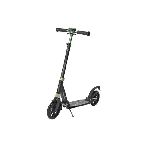 Городской самокат TechTeam City Scooter 2022, черно-зеленый