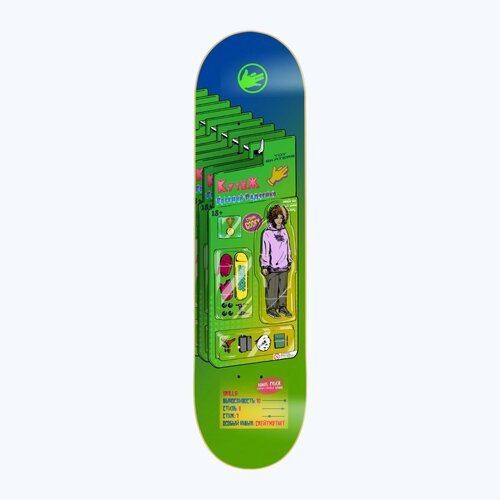 Дека для скейтборда Кутёж Radchenko Pro S24 (8.0, Зеленый)