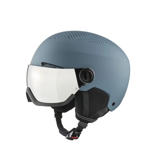 Шлем защитный ALPINA, Arber Visor Q-Lite 2023-2024, 58-62, blue matt